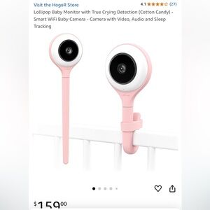 Lollipop Baby Monitor Smart WiFi - Camera with Video, Audio and Sleep Tracking